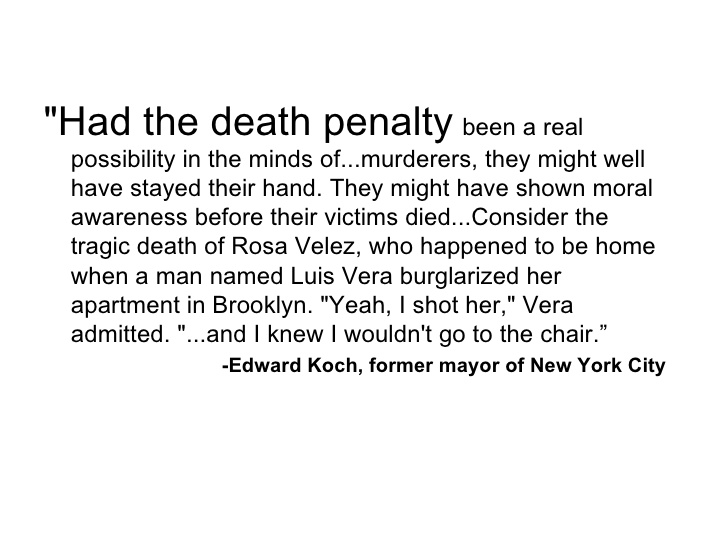 the death penalty research paper